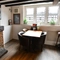 interior restaurant and seating area