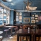 Internal seating area in a pub restaurant