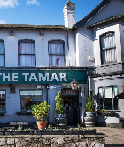 exterior of the pub