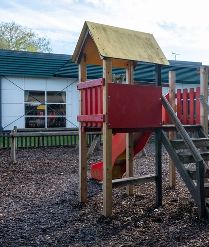 Play area outside a pub