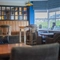 interior of the restaurant and seating area