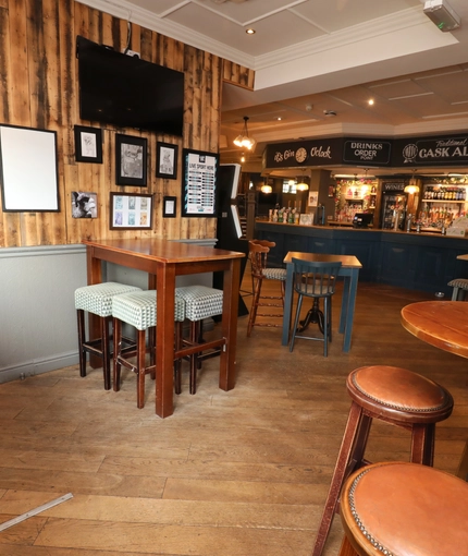 Restaurant area in a pub