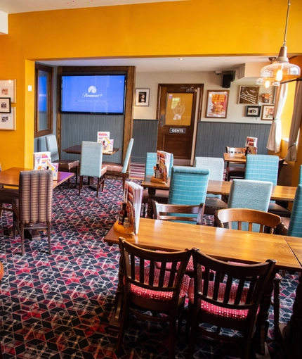 interior restaurant and seating area