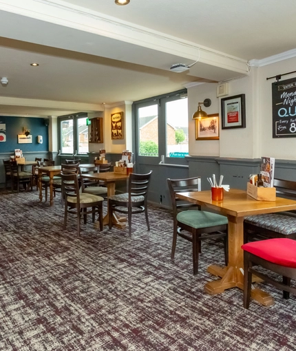Restaurant area in a pub