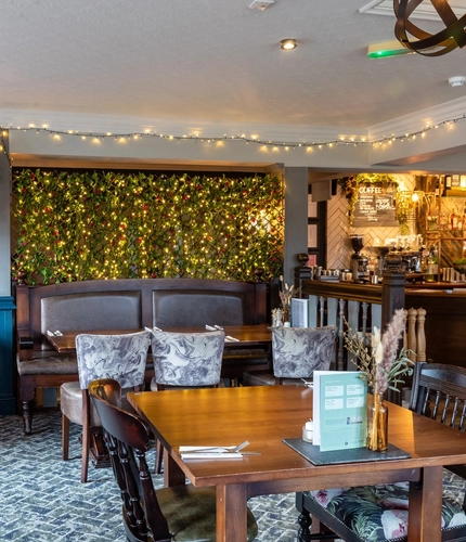 interior seating area of the pub