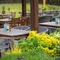 The beer garden at the Mare & Colt.