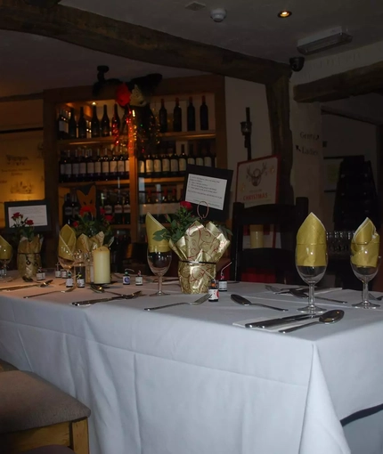 interior dining area of a pub
