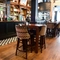 Interior seating area in a pub restaurant