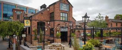 The exterior of the Malt House
