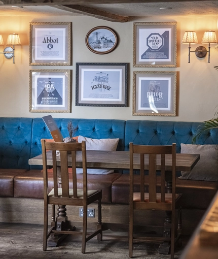 interior seating area