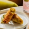 Smoked chicken spring rolls served on a small plate at Crafted Venues.