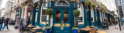 exterior venue with beer gardens