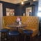 Interior seating and restaurant area
