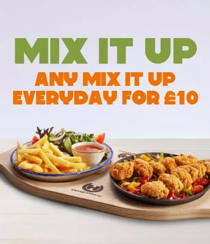 Mix It Up - any Mix It Up everyday for £10