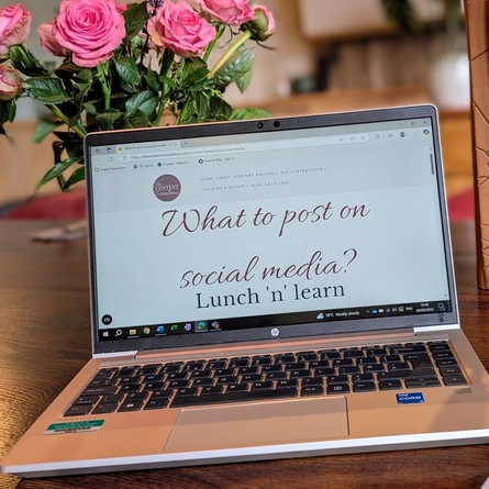 An image advertising the Lunch and Learn Workshop What's On event at The Cart & Horses.