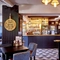 The bar and interior restaurant seating area at The Good Intent in Hornchurch.
