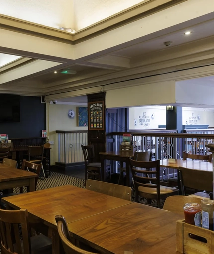 interior restaurant and seating area