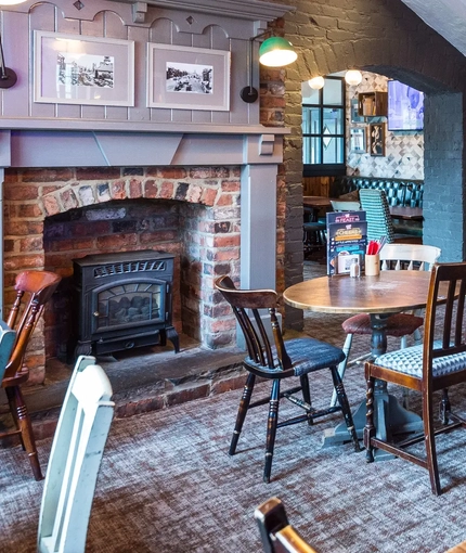interior seating area