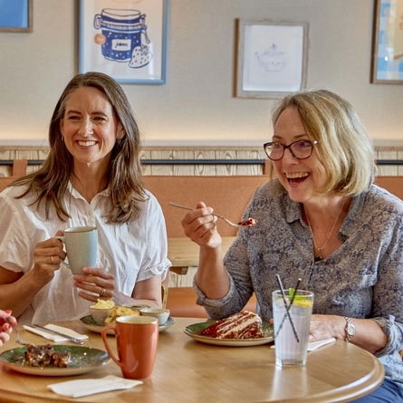 A group of ladies enjoying our sweet treats