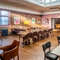 The interior restaurant seating area at The Durell Arms.