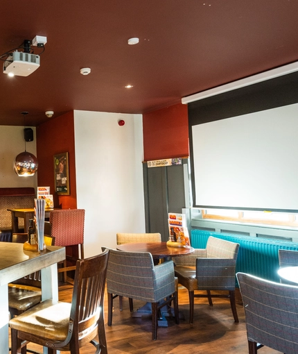 interior seating area