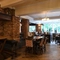 Interior dining area of a pub.