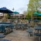An exterior shot of the beer garden & seating area at the Sitwell Arms in Whiston.