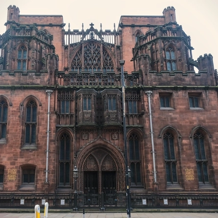 An image of the John Rylands Library advertising local attractions near to Chef & Brewer venues.