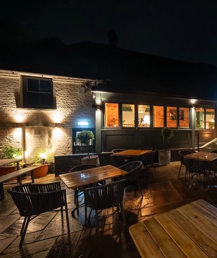 Exterior photograph of The Swan