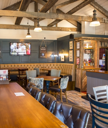 The interior restaurant.