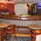 interior of the restaurant and seating area
