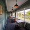 The interior seating area at the Black horse.