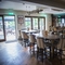 The restaurant area of the Bull.