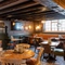 interior restaurant and seating area