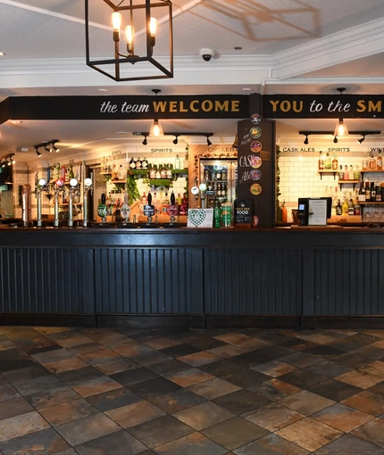 Interior bar area