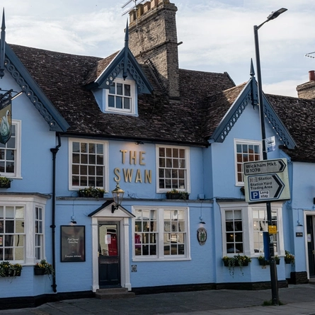 exterior of the pub.