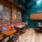 Internal seating area in a pub restaurant