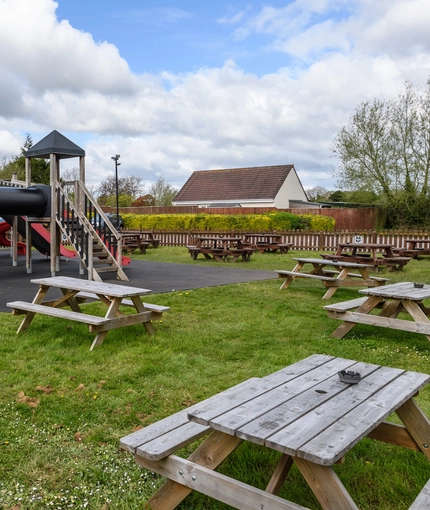 exterior beer garden