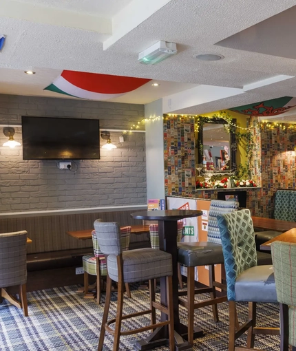 interior of the restaurant