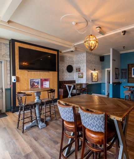 interior restaurant and seating area