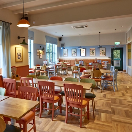 Dining area at Farmhouse Kitchen, Worsley