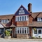 Exterior of the pub with the beer garden