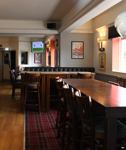 Restaurant area in a pub