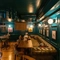 Internal seating area in a pub restaurant