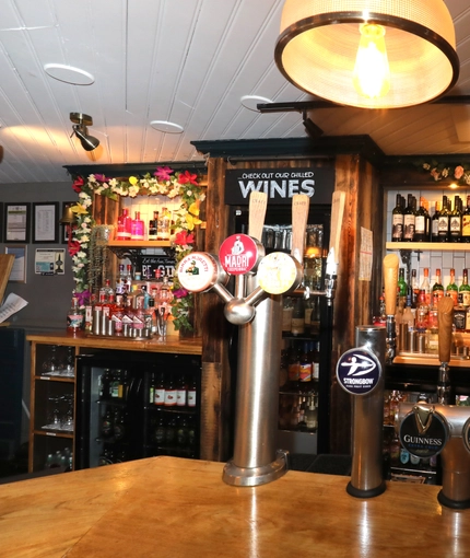 Bar area in a pub