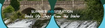 A waterside blog banner for Greene King Inns.
