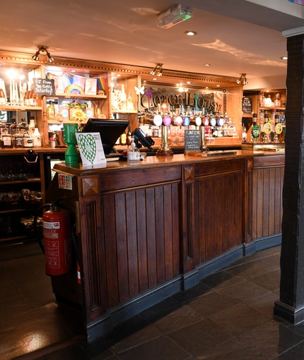 Interior image of bar