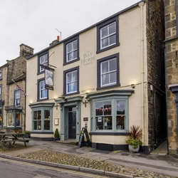 exterior facade of a pub