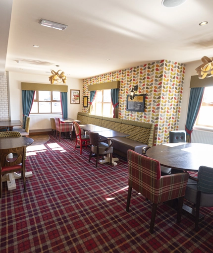 interior restaurant and seating area