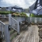 External seating area outside of a pub